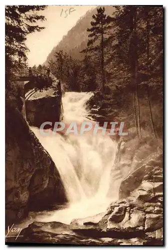 Cartes postales moderne Cauterets la cascade du Cerisey