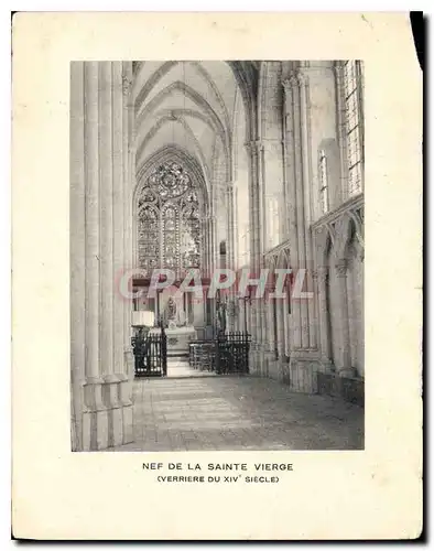 Cartes postales moderne Nef de la Sainte Vierge Verriere du XIV siecle