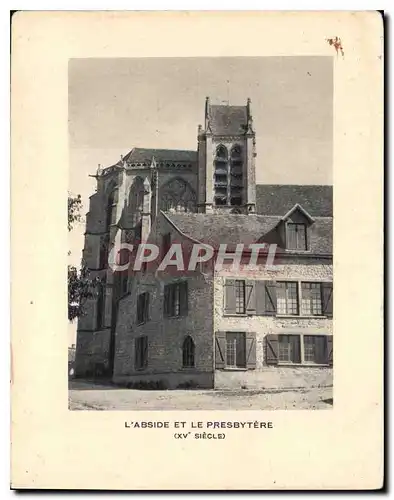 Cartes postales moderne L'Abside et le Presbytere XV siecle