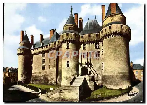 Cartes postales moderne Les Merveilles du Val de Loire Langeais Indre et Loire vue d'ensemble du Chateau XV siecle l'ent