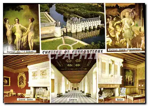 Cartes postales moderne Les Merveilles du Val de Loire Chateau de Chenonceaux