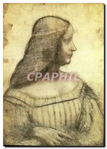 Cartes postales moderne Chateau du Clos Luce Amboise Indre et Loire Leonard de Vinci portrait d'Isabelle d'Este duchesse