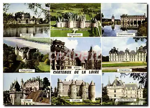 Cartes postales moderne Chateaux de la Loire