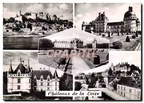 Cartes postales moderne Les Chateaux de la Loire Chenonceaux Azay le Rideau Loches