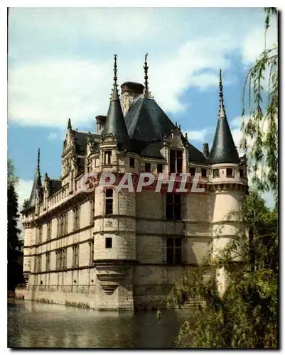 Cartes postales moderne Azay le Rideau Indre et loire le Chateau 1518 1528 vu du Sud Est