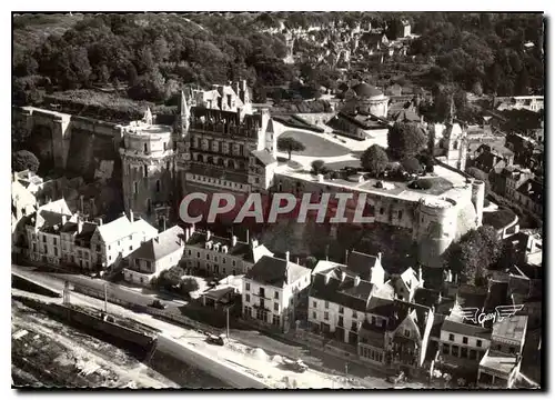 Cartes postales moderne La France vue du Ciel Amboise I et L le Chateau vue d'ensemble