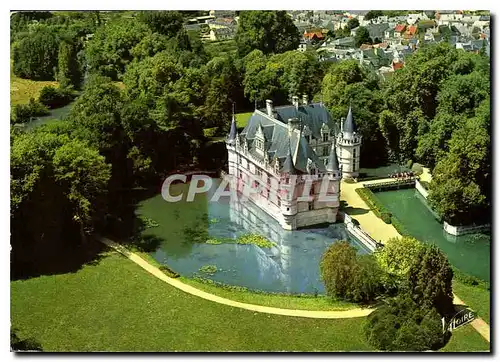 Cartes postales moderne Les Merveilles du Val de Loire Azay le Rideau Indre et Loire le Chateau du XVI siecle entoure pa