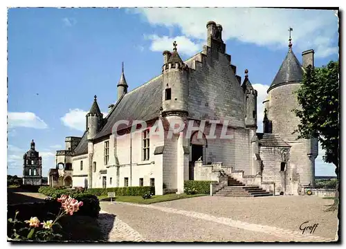 Moderne Karte En Touraine Loches Indre et Loire Cour d'honneur du Chateau