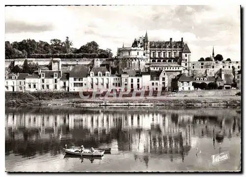 Cartes postales moderne Les Merveilles du Val de Loire Amboise Indre et Loire le Chateau XV siecle remparts dominant a l