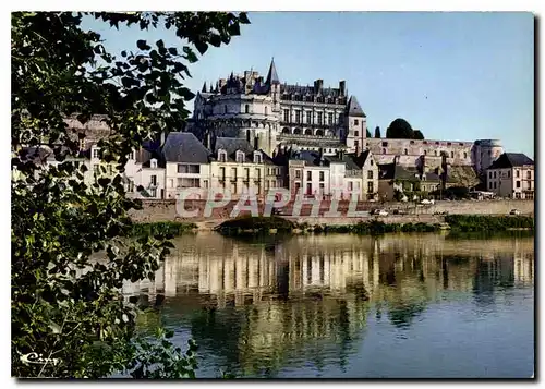 Moderne Karte Amboise I et L le Chateau XV et XVI S et la Loire