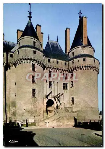 Cartes postales moderne Les Chateaux de la Loire Langeais I et L Entree du Chateau et le Pont Levis