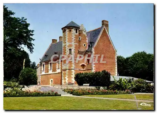 Moderne Karte Tours I et L Chateau de Plessis les Tours Louis XI y mourut en 1483