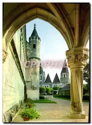 Moderne Karte Val de Loire Loches Indre et Loire la Collegiale Saint Ours