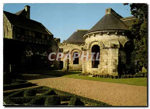 Moderne Karte La riche pres Tours I et L le Prieure de St Cosme ou mourut Ronsard en 1585 l'abside de l'eglise