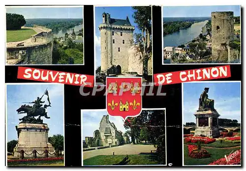 Cartes postales moderne Les Merveilles du Val de Loire Chinon Indre et Loire