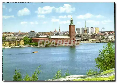 Cartes postales moderne Stockholm vue de Skinnaviksbergen