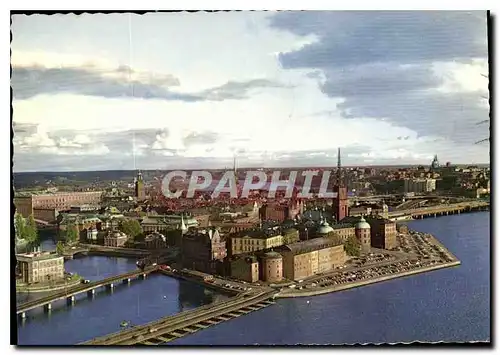 Cartes postales moderne Stockholm view from the Tower of the Town Hall