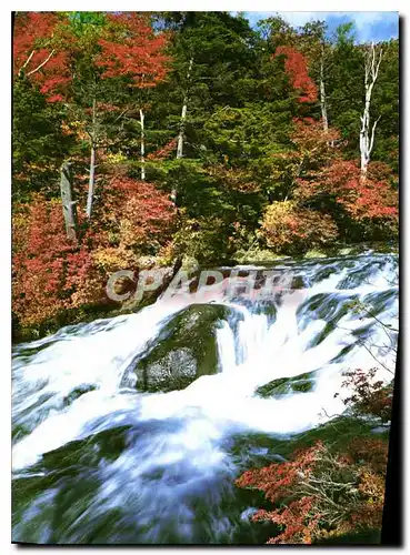 Moderne Karte Ryuzu fall of Oku Nikko