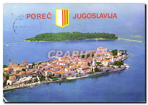 Cartes postales moderne Porec et la ile de St Nikola