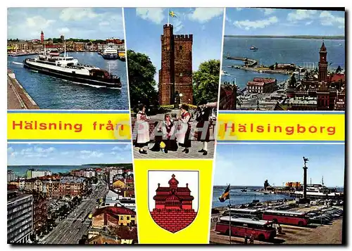Cartes postales moderne Halsning fran Halsingborg