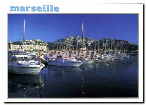 Cartes postales moderne Marseille Bouches du Rhone France Le port de Plaisance de la Pointe Rouge