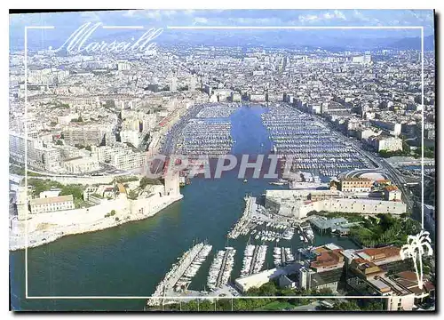 Cartes postales moderne La Provence et ses Charmes Marseille Le Vieux Port