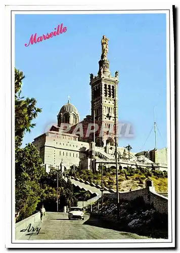 Cartes postales moderne Marseille Basilique Notre Dame de la Garde