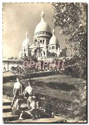 Cartes postales moderne Paris le Sacre Coeur Enfants