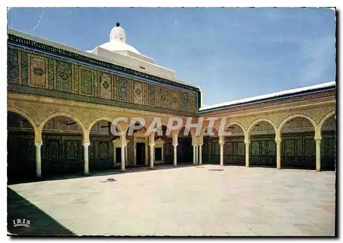 Cartes postales moderne Kairouan Interieur de la Mosquee du Barbier