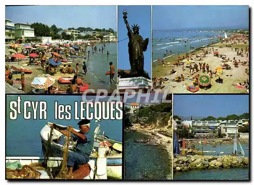 Cartes postales moderne Lumiere et Beaute de la Cote d'Azur Souvenir de Saint Cyr les Lecques