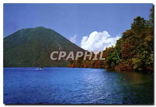 Moderne Karte Lake Chuzenji and Mt Nantai