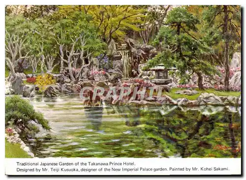 Cartes postales moderne Tradition Japanese Garden of the Takanawa Prince Hotel