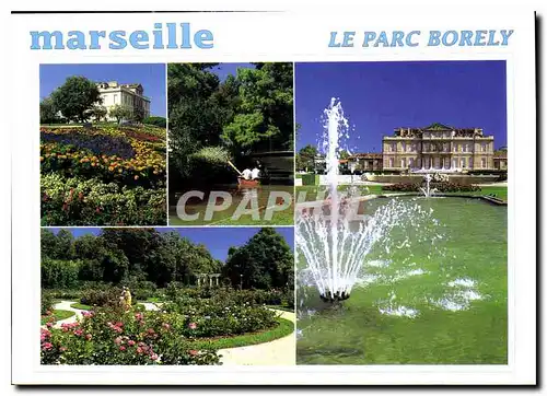 Cartes postales moderne Marseille Bouches du Rhone France le Parc Borely