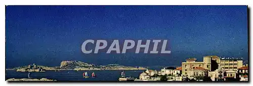 Cartes postales moderne Le Carrefour du monde Marseille Corniche Kennedy le pitet Nice et les Iles