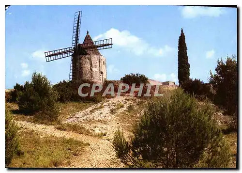 Moderne Karte Fontvieille B du R le Moulin d'Alphonse Daudet