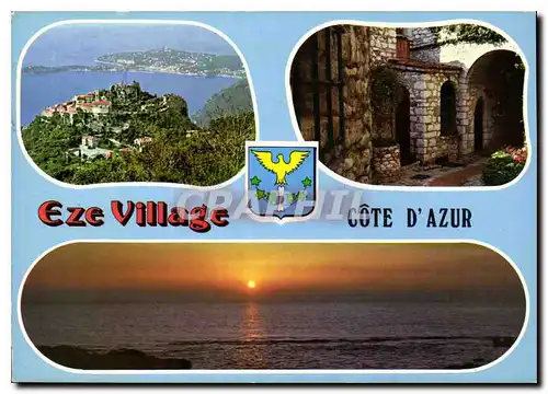 Cartes postales moderne Eze village Cote d'Azur