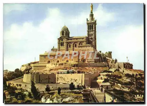 Moderne Karte Reflets de Provence Marseille Bouches du Rhone Notre Dame de la Garde