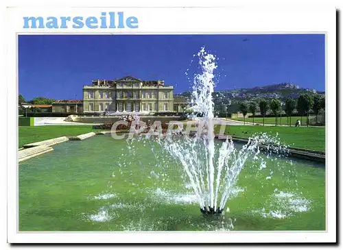 Moderne Karte Marseille Bouches du Rhone France le Parc Borely