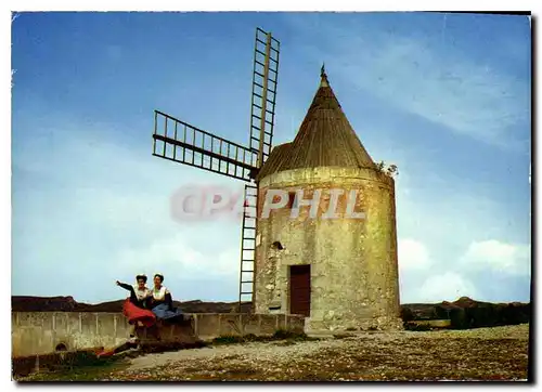 Cartes postales moderne Au Coeur de la Provence Fontvieille le celebre Moulin de Daudet