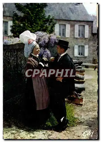 Cartes postales moderne Folklore de France La Normandie Costumes du Cotentin second Empire du Groupe folklorique de Cher