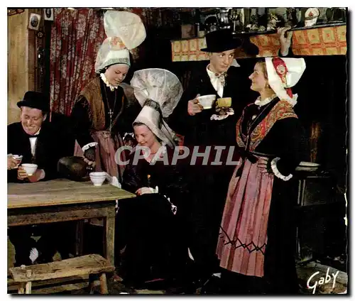 Cartes postales moderne Folklore de France La Normandie Interieur normand Costumes de la et du Cotentin du Groupe folklo