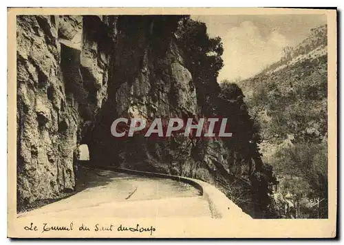 Cartes postales moderne La Cote d'Azur Le Tunnel de St Loup