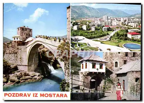 Moderne Karte Pozdrav iz Mostara