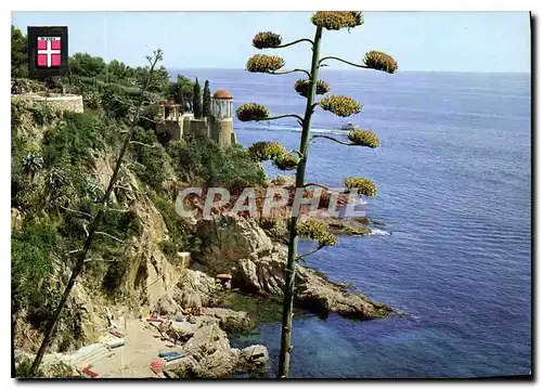 Cartes postales moderne Blanes Gerona Jardin Botanique Crique Sa Forcanera