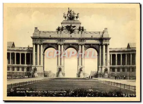 Cartes postales moderne Bruxelles Arcade Monumentale du Cinquantenaire