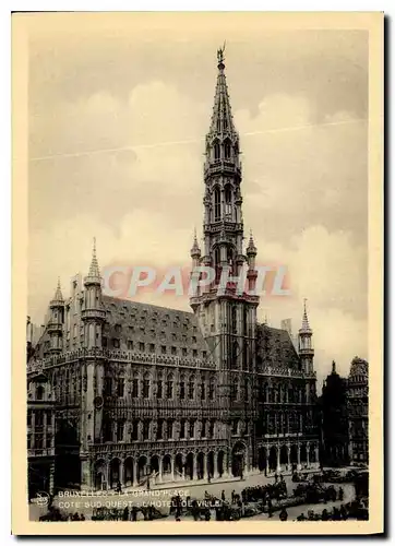 Cartes postales moderne Bruxelles la grand Place cote sud ouest l'Hotel de Ville