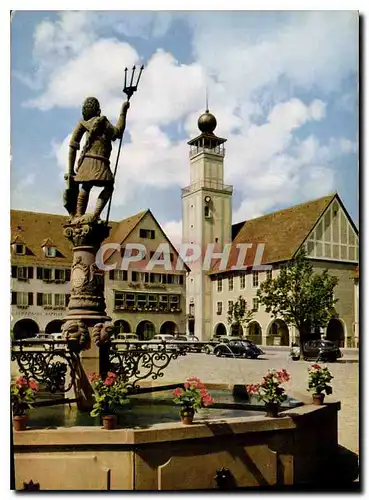Cartes postales moderne Hohenluftkurort und Wintersportplatz Freudenstadt Schwarzwald Am Marktplatz mit Rathaus