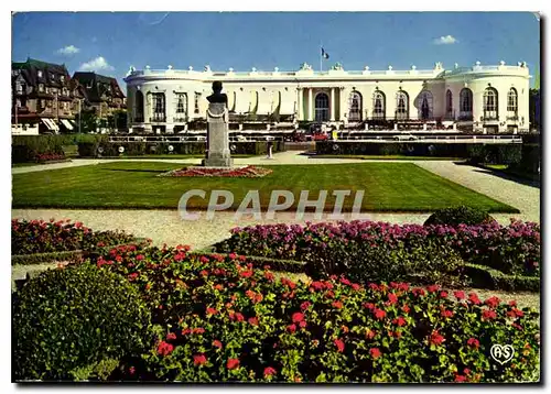 Cartes postales moderne Deauville Calvados la Plage Fleurie le Casino et les Jardins