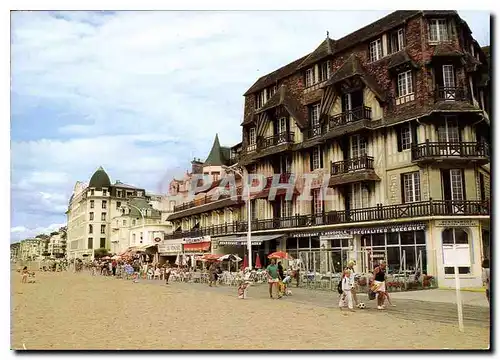 Cartes postales moderne La Cote Fleurie Trouville Calvados la plage