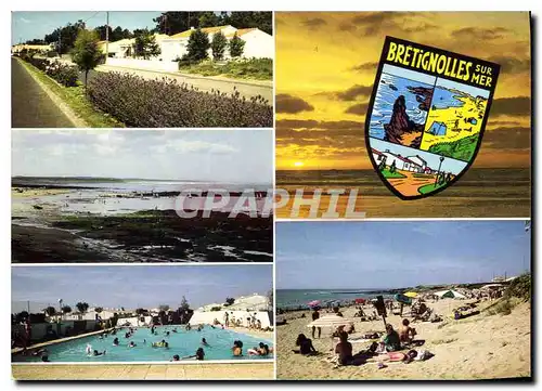 Cartes postales moderne Bretignolles sur Mer Vendee Vues diverses de la station